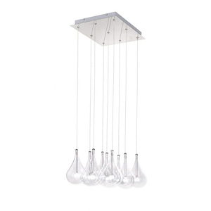 Larmes-9 Light Pendant in Modern style-14 Inches wide by 8 inches high