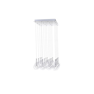 Larmes-16 Light Pendant in Modern style-19 Inches wide by 8 inches high