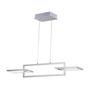 Link-90W 3 LED Pendant-42 Inches wide by 7.25 inches high