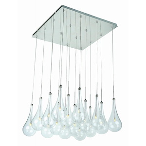 Larmes-24W 16 LED Pendant in Modern style-23 Inches wide by 16.5 inches high - 397429