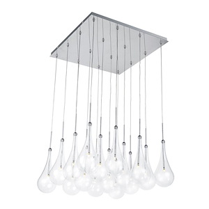 Larmes-24W 16 LED Pendant in Modern style-23 Inches wide by 16.5 inches high
