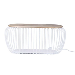 Cage-9W 1 LED Floor Lamp-19.75 Inches wide by 18.25 inches high