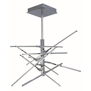 Kriss Kross - 28 Inch 46W 1 LED Pendant