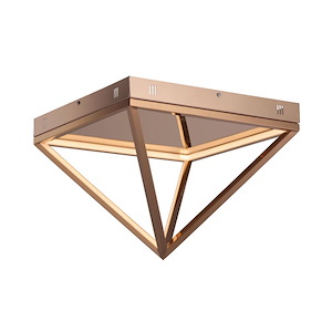 Pyramid-28W 1 LED Flush Mount-15.75 Inches wide by 12 inches high
