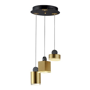 Nob-19.5W 1 LED Pendant-13.5 Inches wide by 7.5 inches high - 821223