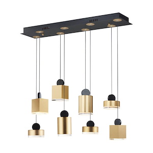 Nob-51W 1 LED Pendant-33 Inches wide by 7.5 inches high