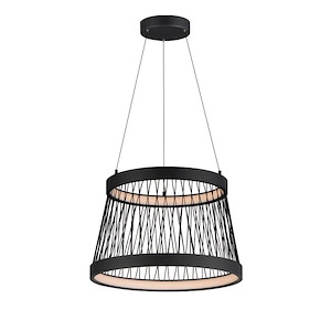 Loom - 42W 2 LED Pendant-15 Inches Tall and 18.75 Inches Wide