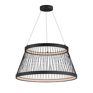 Loom - 60W 2 LED Pendant-18.75 Inches Tall and 31.5 Inches Wide