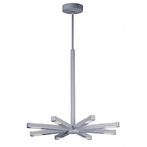 Spoke-51.2W 16 LED Pendant-30.75 Inches wide by 2.75 inches high