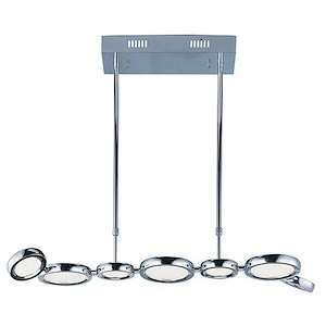 Timbale-56.4W 7 LED Pendant-15.5 Inches wide by 1 inch high