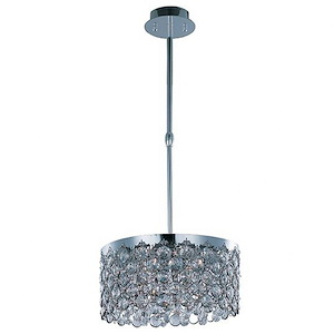 Dazzle-Five Light Pendant in Crystal style-16 Inches wide by 8 inches high - 374380