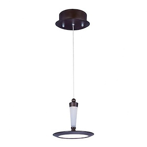 Hilite-12W 1 LED Pendant-7 Inches wide by 7 inches high - 463251