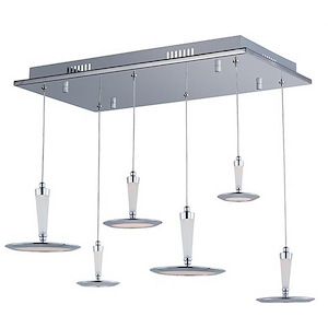 Hilite-69.6W 6 LED Pendant-12.5 Inches wide by 8.5 inches high - 463248