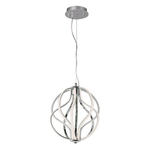 Aura-32.5W 1 LED Pendant-12 Inches wide by 14 inches high