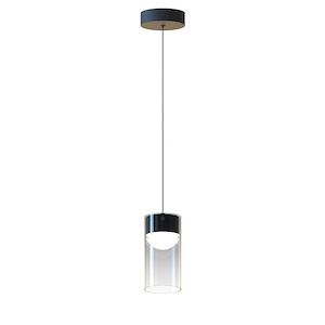 Highball - 10W 1 LED Mini Pendant-8.5 Inches Tall and 4 Inches Wide