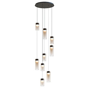Highball - 72W 9 LED Pendant-12.5 Inches Tall and 22.75 Inches Wide