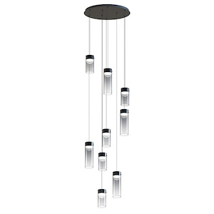 Highball - 72W 9 LED Pendant-12.5 Inches Tall and 22.75 Inches Wide