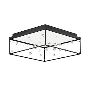 Entanglement - 36.5W 1 LED Flush Mount-8 Inches Tall and 19.75 Inches Wide