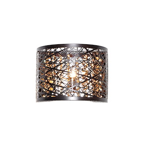 Inca-1 Light Wall sconce in Contemporary style-7.8 Inches wide by 5.9 inches high
