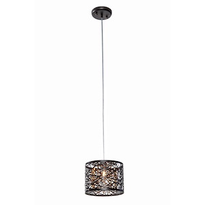 Inca-1 Light Pendant in Contemporary style-7.75 Inches wide by 8 inches high