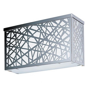 Inca-24W 4 LED Square Large Outdoor Wall Sconce-12 Inches wide by 6.5 inches high - 435788