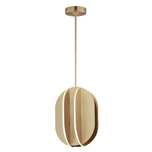 Interval - 14.25 Inch 35W 1 LED Medium Ellipse Pendant