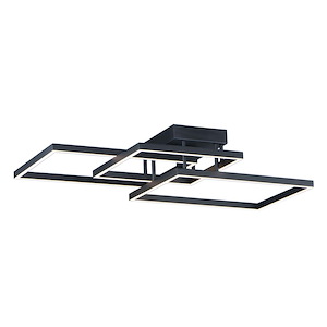 Traverse-80W 1 LED Flush Mount-23.5 Inches wide by 6.75 inches high
