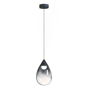 Dewdrop - 10W 1 LED Large Pendant-13.75 Inches Tall and 7.75 Inches Wide - 1327162