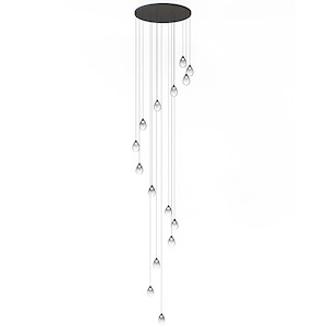 Dewdrop - 120W 15 LED Pendant-6.75 Inches Tall and 33.75 Inches Wide - 1327165
