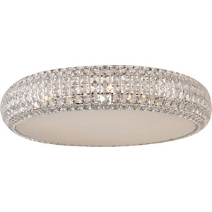Bijou-4 Light Flush Mount in Contemporary style-13 Inches wide by 5.5 inches high