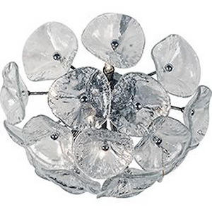 Fiori-8 Light Flush/Wall Mount in Leaf style-16.5 Inches wide by 8.75 inches high - 130850