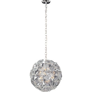 Fiori-12 Light Pendant in Leaf style-20 Inches wide by 20 inches high