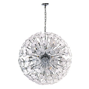 Fiori-28 Light Pendant in Leaf style-31.5 Inches wide by 70.9 inches high - 435787