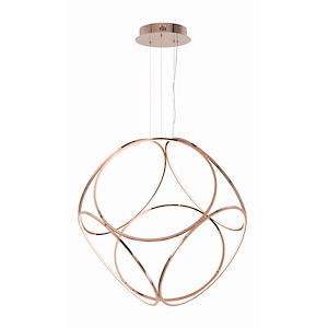 Form-97W 1 LED X--Large Pendant-45.25 Inches wide by 44.5 inches high