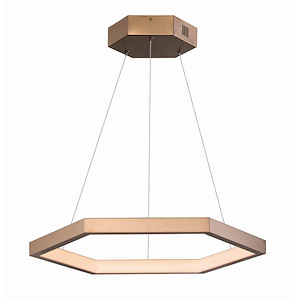 Hex - 23.5 Inch 30W 1 LED Pendant