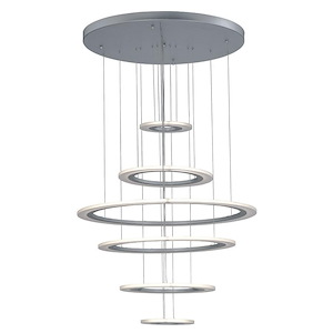 Saturn II-630W 6 LED Pendant-30 Inches wide by 0.5 inches high - 604941
