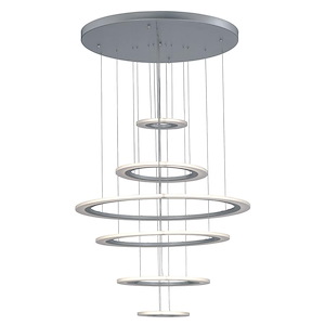 Saturn II-630W 6 LED Pendant-30 Inches wide by 0.5 inches high