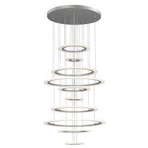 Saturn II-1590W 10 LED Pendant-30 Inches wide by 50.25 inches high