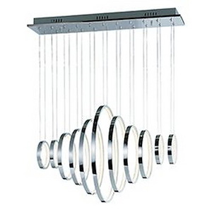 Hoops-715W 11 LED Pendant-20 Inches wide by 20 inches high