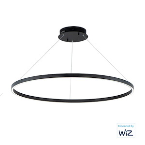 Groove-1 LED Pendant-39.5 Inches wide by 1.5 inches high - 1025124