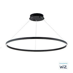Groove-1 LED Pendant-39.5 Inches wide by 1.5 inches high - 1025124