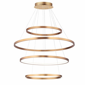 Groove - 39.5 Inch 4 LED 4-Tier Pendant