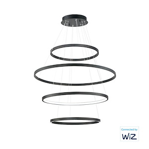Groove - 39.5 Inch 4 LED 4-Tier Pendant