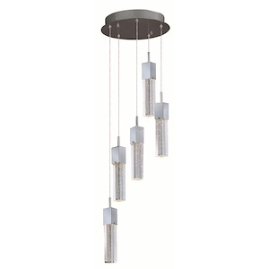 Fizz III-37.5W 5 LED Pendant in Mediterranean style-13.75 Inches wide by 12 inches high - 1026996