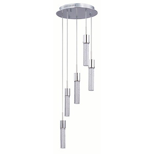 Fizz IV-37.5W 5 LED Pendant in Mediterranean style-14 Inches wide by 0 inches high