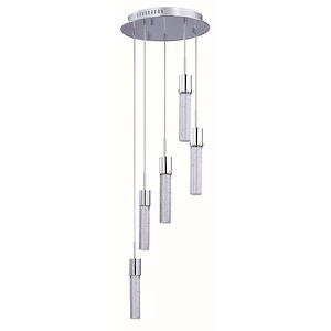 Fizz IV-37.5W 5 LED Pendant in Mediterranean style-14 Inches wide by 0 inches high