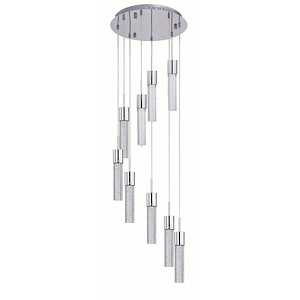 Fizz IV-67.5W 9 LED Pendant in Mediterranean style-16 Inches wide by 14 inches high