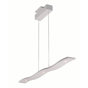 Roller-25W 1 LED Pendant-4.75 Inches wide by 1 inch high