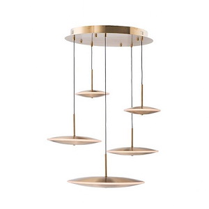 Cymbals-70W 5 LED Pendant-26.25 Inches wide by 7.5 inches high