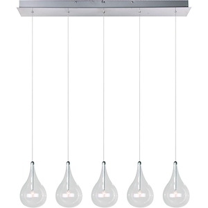 Larmes-5 Light Pendant in Modern style-5 Inches wide by 8 inches high